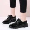 Women's Dream Low 2024 Price Shoes 2021 Black Work Shoes Leather Shoes Low Heel Versatile High Heel Shoes Single Shoes Wholesale Without Box