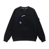 Designerski sweter klasyczny wydrukowany mikro emblemat haftowany okrągły szyjka sweter sweter jesienny/zima męskie luźne bluza cp.