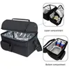 Insulated Thermal Bag Women Men Multifunctional 8L Cooler And Warm Keeping Lunch Box Leakproof Waterproof Black Y200429322t