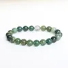 SN1086 MOSS AGATE Bracelet Emotional Support Bracelet Stress Relief Jewelry Moss Agate Anxiety Natural Stone Bracelet Shippin2905