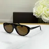 Designer Sunglasses Tom Yellow Lens Luxury Glasses Premium High Quality Acetate Modern Pilot Style Men Ladies Designers Uv400 V7KZ