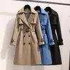 Höstkvinnor Trenchrockar Fashion Elegant Belt Coat Women Loos