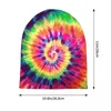 Berets Tie Dye Elegante Stretch Knit Slouchy Beanie Cap Multifuncional Caveira Chapéu Para Homens Mulheres