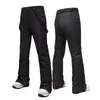 Pantaloni da sci addensare sci da donna antivento impermeabile neve invernale sport all'aria aperta snowboard tuta calda e traspirante