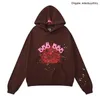 2023 Young Thug Pink 555555 Hoodie Mens and Womens High Quality Molon Imprimé Web Graphics Sweatshirt Pullover IGT9