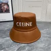 Szerokie brzegowe czapki wiadra czapki skórzane czapki wiadra dla mężczyzny damskie projektant fisher hat mody boater czapka męska brązowe sunhaty dopasowane fedora unisex casual capsy10y