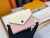 Designer Bags Women Short Wallets Spliced Colored Embossed Wallets Luxury Brand Hasp Flip Ladies Card Bags Coin Purses Spring in the City Wallets Clutch Bags Pocket