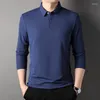 Polos masculinos mlshp de alta elasticidade camisetas polo