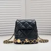 Lyxig ryggsäck designer CC ryggsäck caviar väska handväska lyx axelväska bokväskedesigner crossbody väska kvinnor plånbok korthållare designer mini ryggsäck handväska