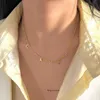 Moketler Loketler Lüks Designer Moda Kolye Ceza Zinciri Gümüş 18K Altın Kaplama Paslanmaz Çelik Harf Kadın Mücevherleri İçin Kolye Kolyeleri X029