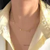 Medaillons Medaillons Luxe Designer Mode Ketting Chokerketting Zilver 18K Verguld Roestvrij Staal Letter Hanger Kettingen Voor Vrouwen Sieraden X029