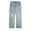 Jean Streetwear Hip Hop Denim pantalon de haute qualité femme jean vieux trou jean cassé sans fin hommes 210320255J