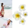 24 stuks 2 4 inch Hawaiiaanse Plumeria bloem haarclip schuim haaraccessoire voor strandfeest bruiloft evenement decoratie accessoires 12 Col251b