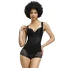 Mulheres Shapers Mulheres Corpo Shaper Sexy Lace Shaperwear Slimmer Bodysuit Roupa Interior Ajustável Alças de Ombro Contrl Calcinha