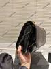 Tasarımcı Çanta Bayan Cüzdan Siyah Çanta Havyar Çanta Altın Zincir Çantalar 25cm Klasik Flep Tasarımcı Omuz Çantası Lüks Crossbody Çanta Tasarımcı Çanta Woc Satchel Moda