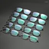 Óculos de sol quadros de alta qualidade 6505 óculos quadro dinamarca linde titânio sem parafuso coreia óptica