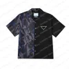 22ss Mannen Ontwerpers t-shirt katoen camouflage Driehoek label korte mouw Man Ronde Hals Streetwear wit zwart groen xinxinbuy M-XL322v