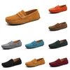 Hommes Femmes Chaussures de plein air Cuir Semelle souple Noir Rouge Orange Bleu Marron Orange Fuchsia Baskets confortables Vingt-huit