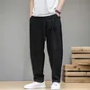 Linten Soild Grijs Zwart Recht Pak Broek Heren Sjerpen Oversize Losse Casual Track Broek Hip Hop Baggy Broek305U