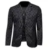 Europeu 2024 primavera e outono novo terno jaqueta masculina fina de alta qualidade reunindo terno casual personalidade casaco