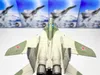 Aircraft Modle Scale 1/100 Fighter Model US MIG-29 Fulcrum Military Aircraft Replica Aviation World War Plane Collectible Miniature Toy for Boy 230915