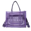 Borsa a tracolla in PVC trasparente di moda per le donne Borse da donna firmate Borse a tracolla con tracolla in gelatina di lusso Borse da spiaggia estive casual206O