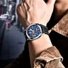 Benyar Mens Watches Set Reloj Hombre Top Brand Automatic Mechanical Waterproof Leather Sport Watch Men Relogio Masculino2997