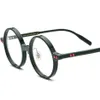 Mode Zonnebril Frames 2021 Japan Brand Design Mannen Retro Ronde Acetaat Full Frame Brillen Vrouwen Optische Bijziendheid Klinknagel Bril320R