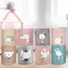 Large Dustproof Folding Laundry Basket Clothes Storage Baskets Bin For Kid Toy Organizers Dog Blanket Cute Animal Laundry Hamper T255C