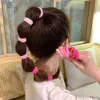 32 pièces/boîte filles élastiques bandes de cheveux élastique cheveux cravates corde pour enfants coloré Nylon chouchous bandeau cheveux accessoires