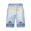 Projektant męskich szorty Casablanca Długoterminowa dostępność drukowanych hawajskich spodni na plaży Five Point Floral Design fajne ubranie