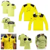 F1 Racing Suit New Team Short Sleeve T-Shirt Men Summer Yellow Lapel Polo Shirt291V