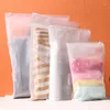 Storage Bags Travel Frosted Clothes Portable Make Up Waterproof Shoes Bag Organizer Pouch Plastic Packing