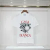 Sweat à capuche Casablanca pour hommes Marque tendance à long terme Casablanca Fantasy Gate Casa imprimé T-shirt en pur coton à manches courtes pour hommes Vêtements pour hommes cool de haute qualité