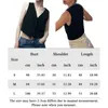 Kvinnors västar Kvinnor Single Breasted Top Solid Color Ladies V Neck Vest Spicy Girl Style Casual Elegant Slim Fit Holidays Outfit