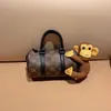 FASHION Marmont WOMEN luxurys V shape designers bags real leather Handbags Shopping shoulder bag Totes lady wallet Cute monkey lying on the bag