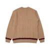 メンズプラスサイズのパーカースウェットシャツ秋 /冬の新しい編み物の編みセーターeカスタムjnlargedディテールクルーネックコットン4331