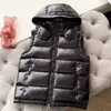 Mens Puffer Jacket Winter Jacket Coat Parka Winterjacke Hooded Zip Black Blue Men Women Unisex Vest Men kort vintertrend för kvinnliga par förtjockad vindbrytare