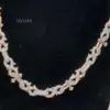 Pass Diamond Tester-collar de joyería de Hip Hop, cadena de eslabones cubanos con diamantes de moissanita Vvs, novedad