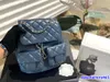 22ss clássico mochila balde saco sacos de ombro ouro hardware fivela de metal bolsa de luxo matelassê corrente bolsa de luxo multi bolso bolsa maquiagem sacoche sacola