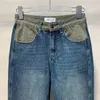 Damesjeans Damesjeans Middelhoge taille Uitgesneden Rekbare wassing Lichtblauwe achterkant Holle denimbroek Damesmode Straatkleding Sexy Rits