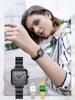 Womens watch Watches high quality Square watch fashion simple bamboo steel belt watch