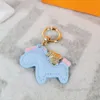 Designer Mouse Diamond Design Car Keychain Bag Hanging Charm Pony Key Ring Fashion Accessories Oyao