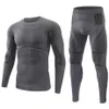 Thermo-Unterwäsche für Herren, mit Fleece gefüttert, Set, Motorrad, Skifahren, Basisschicht, Winter, warm, lange Unterhosen, Hemden, Oberteile und Unterhosen, Anzug283p