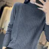 Swetry damskie Szdyqh Women Pullovers Super drobna wełniana dzianina Spring Solidne, wygodne ciepłe ubrania żeńskie słochy podstawowe