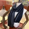 Дизайнерский мужской кашемировый шарф, мужские и женские зимние шарфы, женские шали, накидки с большими буквами, шерсть, высокое качество, клетчатый шейный платок253a