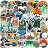 Vattentät 10 50 100 st Outdoor Explore Mountain Climbing Stickers Laptop Guitar Bagage Waterproof Graffiti Sticker Decal Kid Cla282b