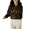 Blusas femininas ocidentalizadas e high-end sentido profissional capaz chiffon camisa camada inferior roupas estilo outono