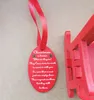 Christmas Wooden Craft Small Rocking Chair Commemorative Decoration A Chair Tag Set Christmas Tree Pendant Scene Decoration