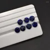 ゆるい宝石天然青いサファイア非加熱ラウンドカット10.0mm 4CT宝石VVSパス宝石製造テスト